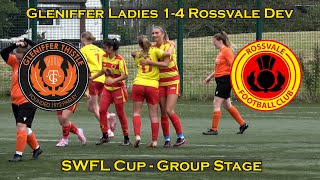 GOALS Gleniffer Thistle Ladies 14 Rossvale Development  SWFL Cup Group Stages  010924 [upl. by Asiret]