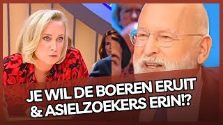 WOESTE Timmermans op zijn PLEK GEZET De boeren eruit amp ASIELZOEKERS erin [upl. by Lj630]