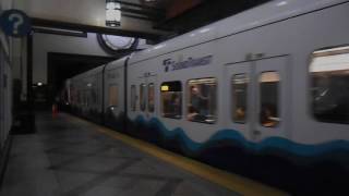 Link light rail train arriving at Westlake Center [upl. by Darwen]