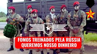 Militares angolanos revoltados enviam recado ao João Lourenço quotFomos treinados pelos Russosquot [upl. by Monetta]