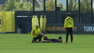 Schock für Kehl BVBKapitän im Training verletzt [upl. by Arodasi]