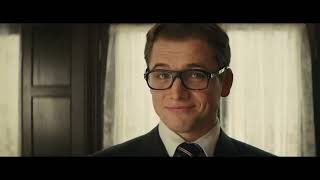 Eggsys Turn  Bar Fight  Kingsman  The Secret Service [upl. by Slemmer194]