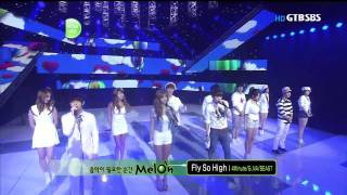 SBS인기가요 스페셜 스테이지  비스트  포미닛  지나 20110807 [upl. by Oringas]