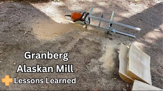 My first time Alaskan Chainsaw Milling and the lessons I learned [upl. by Christoper]