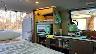 Minivan camper advanced conversion tinycamper campervanconversion minivancamper vanlife [upl. by Pattin286]