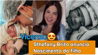 Sthefany Brito anuncia Nascimento do Filho VICENZO [upl. by Rakel]