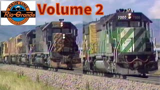 Denver amp Rio Grande Western Vol 2 Rocky Mountain Railroading  DampRGW BN Santa Fe 1989 [upl. by Murdocca]