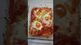 eggs Cocotte with pepper and chorizo shortvideo menve61vlogs40 [upl. by Figueroa]