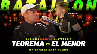 EL MENOR ESTÁ LOQUÍSIMO  TEOREMA vs EL MENOR ¡LA BATALLA DE LA JORNADA [upl. by Castillo]