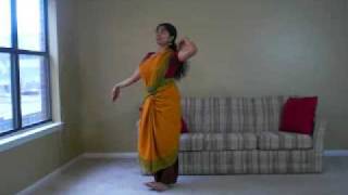 Sarikal Adavu in Bharatanatyam Part 3 [upl. by Morrissey]