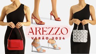 AREZZO VERÃO 2024  SAPATOS e BOLSAS da NOVA COLEÇÃO [upl. by Noah471]