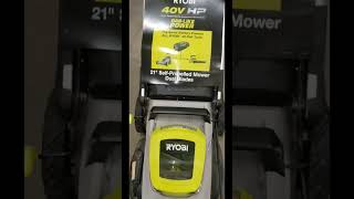 2023 Ryobi 40v Push Mower Home Depot Battery Mower [upl. by Natty]