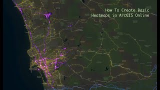 Creating Heatmap in ArcGIS Online [upl. by Anilra]