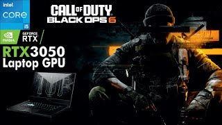 Call of Duty Black Ops 6 on RTX 3050 Laptop  I5 11300H  Asus TUF Dash F15 [upl. by Telford]