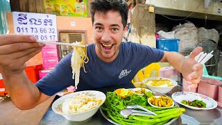 24 Hours of CAMBODIAN STREET FOOD in Phnom Penh KHMER Noodles  BEST Breakfast in Cambodia [upl. by Na925]