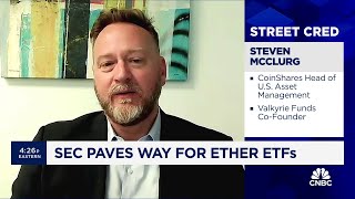 Ether ETFs without staking would hurt total returns says CoinShares Steven McClurg [upl. by Dreddy]