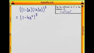 NSAA 2018 Sec1 Q85 Maths  Binomial Expansion [upl. by Bunder132]