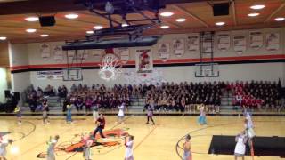 Clackamas High School dance team at GHS competition [upl. by Elwira589]