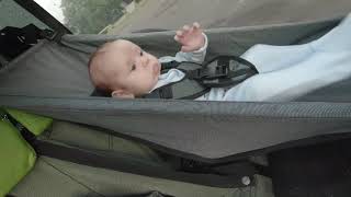 Whats a bike trailer like for the baby See for yourself [upl. by Enimasaj]