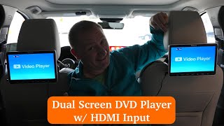 101quot Headrest DVD Players with HDMI Input by Naviksauto [upl. by Currie362]