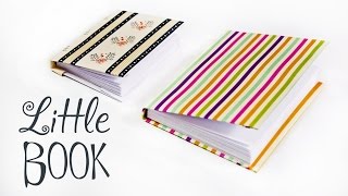 How to make a paper little book  DIY Paper Book  Paper Notebook Mini DIARY [upl. by Waterer]