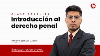 Clase gratuita de introducción al derecho penal con Diego Valderrama [upl. by Nerti921]