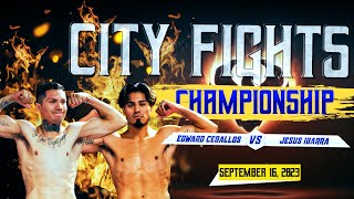 Edward Ceballos vs Jesus Ibarra  Super Featherweight Championship [upl. by Oderfodog72]