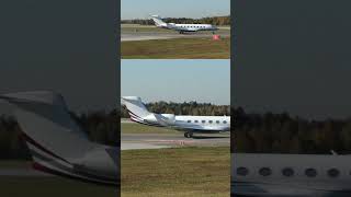 280s Gulfstream G650ER is preparing to take off planespotting [upl. by Ragde]