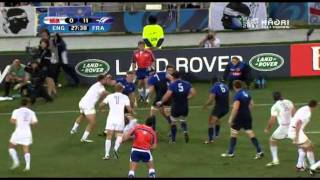 Rugby union Quarterfinal England vs France at Auckland New Zealand part 3 [upl. by Ragouzis]