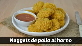 Nuggets de pollo al horno ¡Super crujientes [upl. by Anialem971]