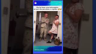 Mó mancada soldado 😂 kkkk shorts humor comedy se inscreve aí tropa 🙏🏻🙏🏻 [upl. by Niltag]