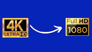 Downscaling 4K  UHD Video To 1080P FHD Using FFMPEG Ubuntu Linux [upl. by Nomead]