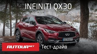 Тестдрайв Infiniti QX30 небольшой кроссовер с большими амбициями [upl. by Annav]