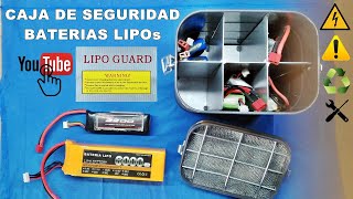 Como hacer una caja de seguridad para baterías lipo [upl. by Nike]