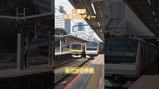 三鷹駅3番線 めだかの学校B [upl. by Imhsar]