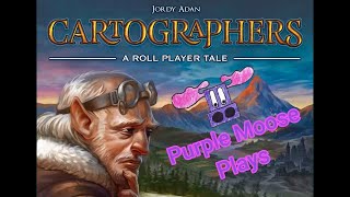 Purple Moose PlaysCartographers wSkills Expansion Playalong [upl. by Wayolle]