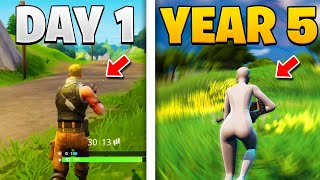 Noob to Pro 5 Year Fortnite Progression [upl. by Nadeau]