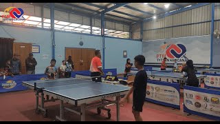 PERTANDINGAN PENYISIHAN FICKSEIN TABLE TENNIS SCHOOL U15 PTM TYTYAN KENCANA [upl. by Suqram]