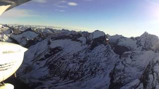 Flight from Queenstown to Milford Sound NZ [upl. by Atauqal]