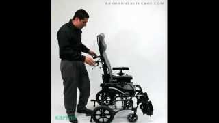 VIP515 Lightweight TiltInSpace Wheelchair  by Karman Healthcare tilt wheelchair [upl. by Slater]