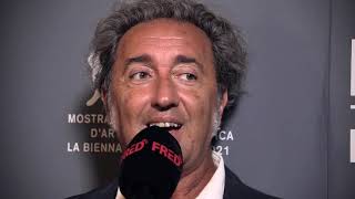 Paolo Sorrentino e Filippo Scotti  È STATA LA MANO DI DIO  78th Venice Film Festival [upl. by Nolava]