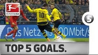 Henrikh Mkhitaryan Top 5 Goals [upl. by Teirrah]