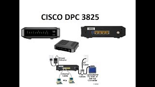 CISCO DPC3825 [upl. by Dlareg657]