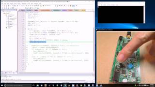 Tutorial 4 Printing messages via UART through STLink V21 [upl. by Ahsyad719]