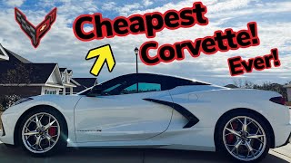 Full Review of a 2023 C8 Corvette Convertible StingrayR Edition CHEAPEST CORVETTE EVER [upl. by Zacks]