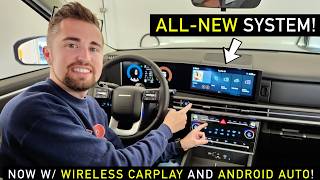 NEW Hyundai amp Kia ccNC Infotainment System WIRELESS CarPlay amp Android Auto Review amp Tutorial [upl. by Sokem96]