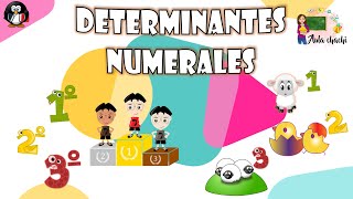 Determinantes  Numerales  Aula chachi  Vídeos educativos para niños [upl. by Gideon667]