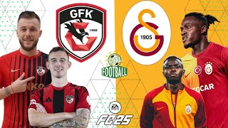 FC 25 Galatasaray vs Gaziantep Osimhen vs Kozlowski Trendyol Süper Lig 2425 Full Match Gameplay [upl. by Elleinad]