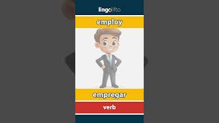 🇬🇧🇵🇹 employ  empregar  vocabulary builder  learn English  vamos aprender inglês [upl. by Ruthi403]