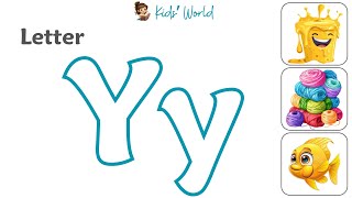 Learning ABC Learning Alphabet Y  Letter Y Vocabulary  Words That Start with Letter Y  Y Words [upl. by Leima]